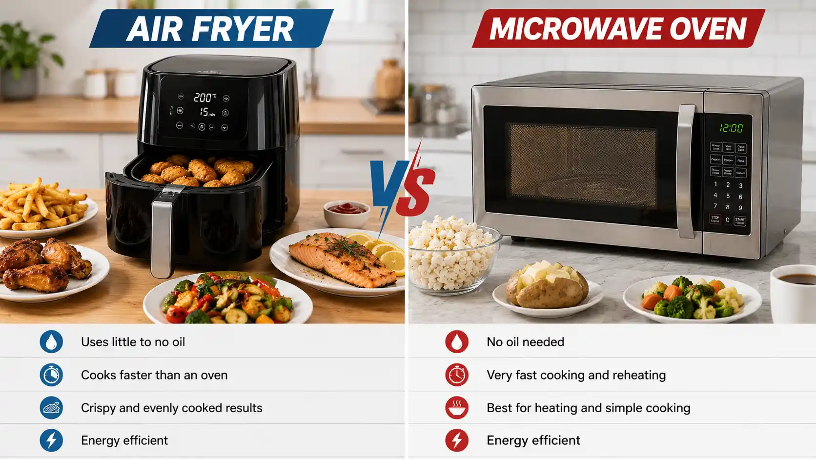 Air Fryer vs Microwave: Can One Replace the Other?